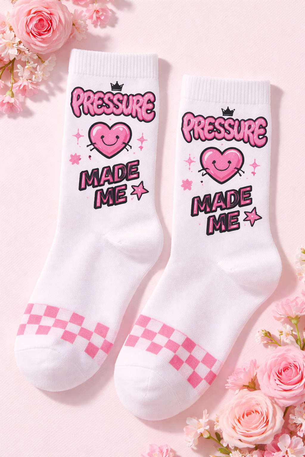 Pressure Made Me™ Heart Socks